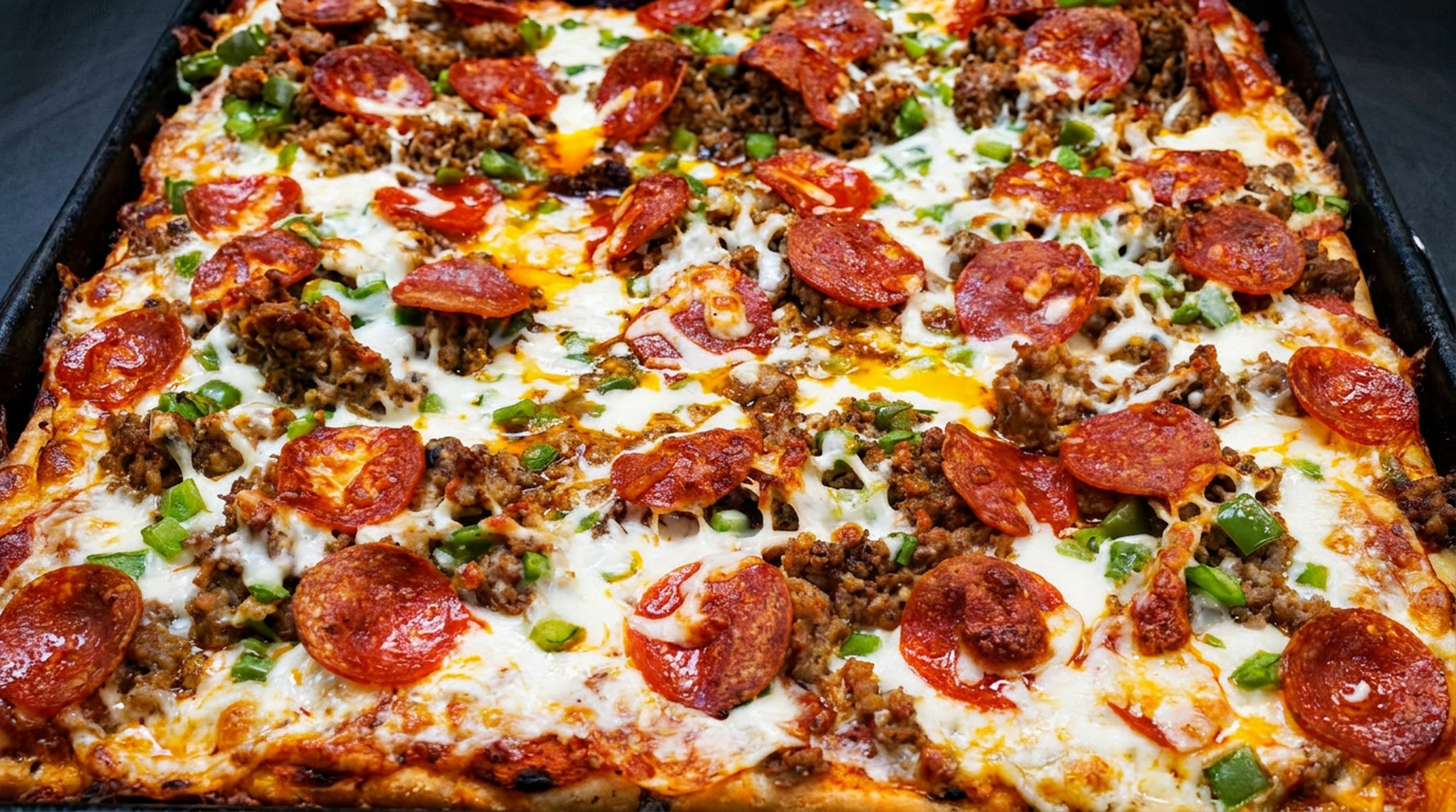Dough and sauce, made here daily